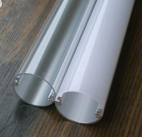 PC LED light diffuse cover milky , PMMA Profile PC LED lampshade milky
