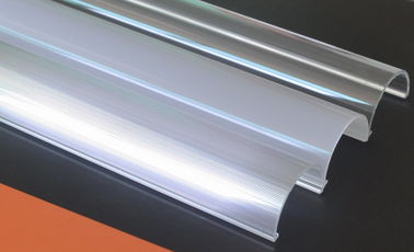 PC LED light diffuse cover milky , PMMA Profile PC LED lampshade milky