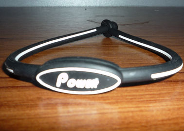 16cm / 19cm Power foot silicone energy Bracelets with Germanium, Titanium, Chromium