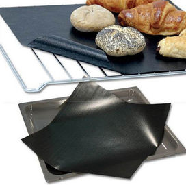 Black PTFE Teflon Non-Stick Cooking Liner For Oven Liner , 260 °C