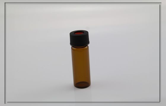 耐熱性 PTFE の隔壁は 15mm、こはく色色ガラス ガラスびんを見本抽出します